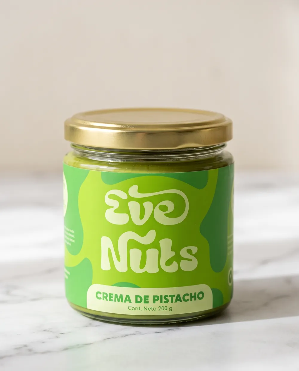 Frasco de crema de pistacho Eve Nuts